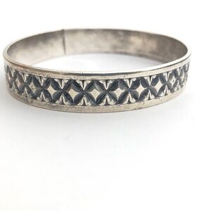 Vintage Sterling Silver Bangle Bracelet